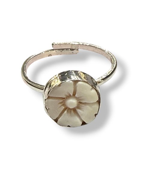 Ring Mandile 1922 Woman Cammei  in Silver Conchiglia 2MANCM15 - 2MANCM15